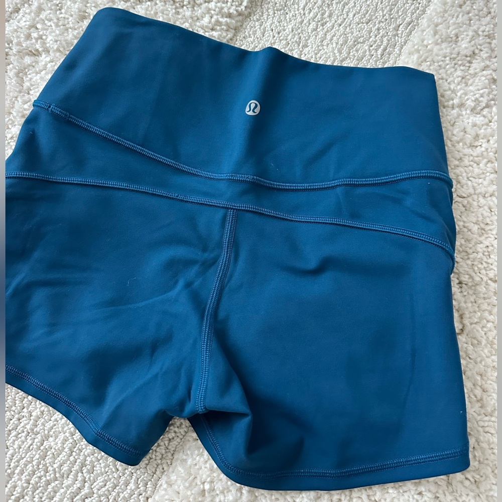 lululemon athletica Teal Athletic Shorts